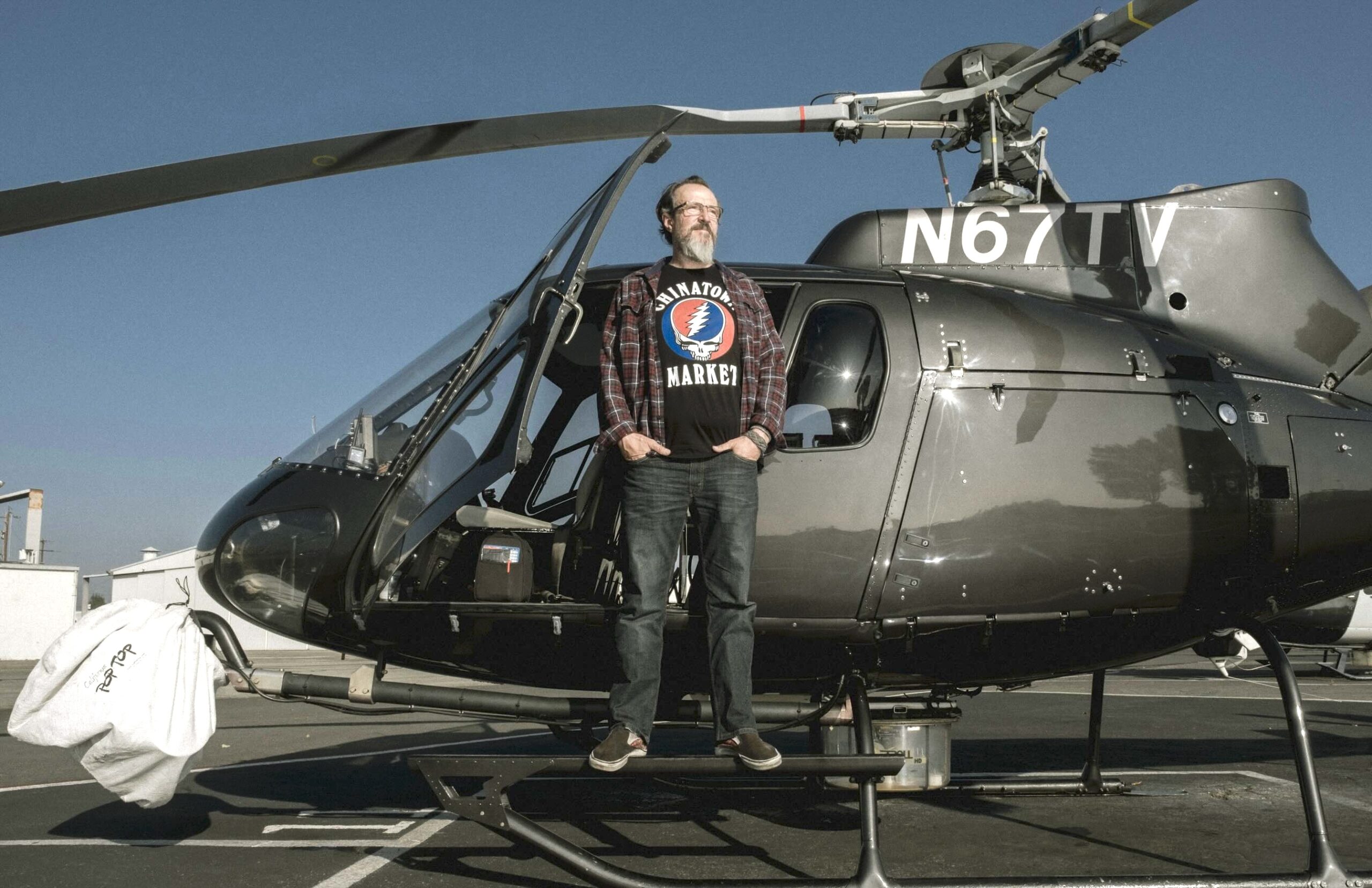 Stu Mendel helicopter