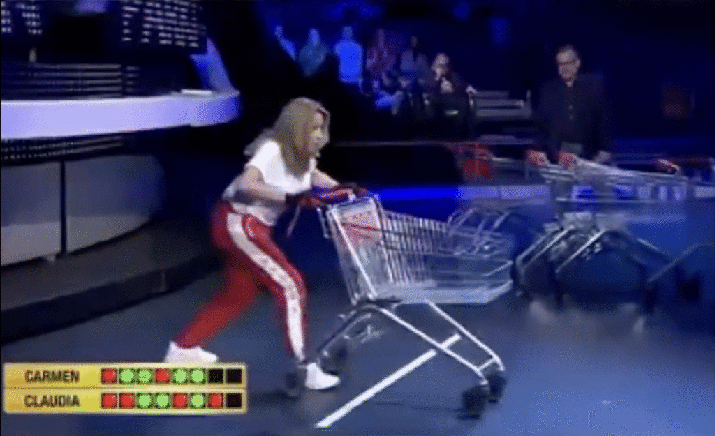 shopping cart german game show