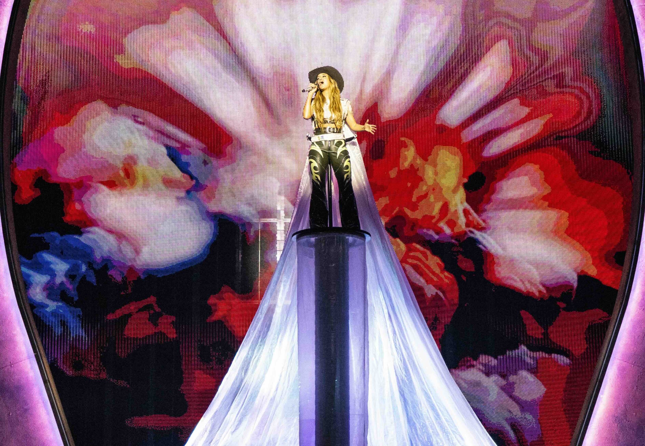 lainey wilson big bell bottoms