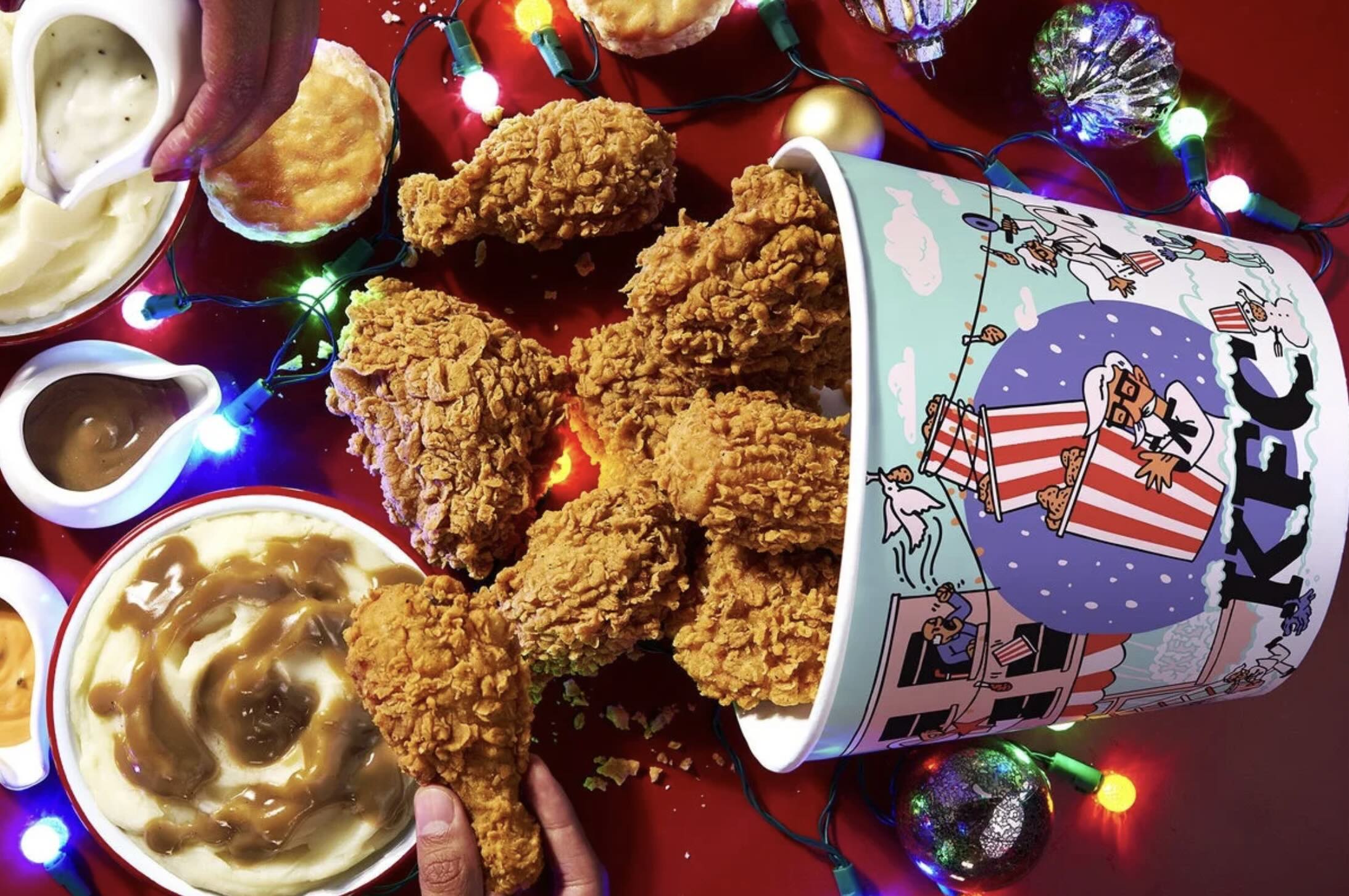 kfc festive feast gravy flights