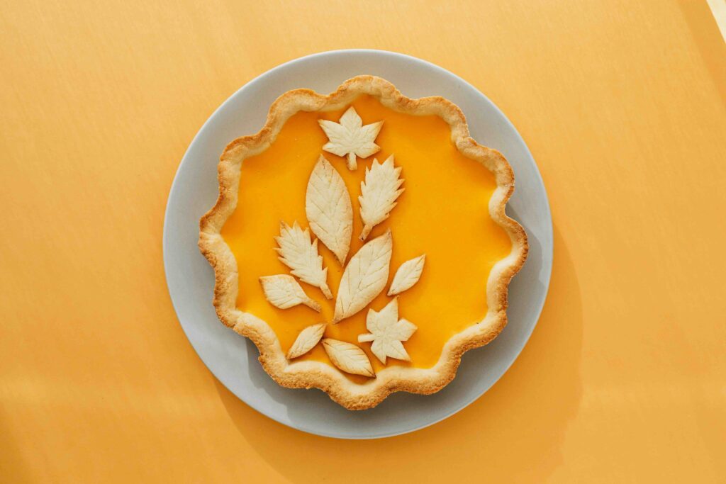 pretty thanksgiving pumpkin pie