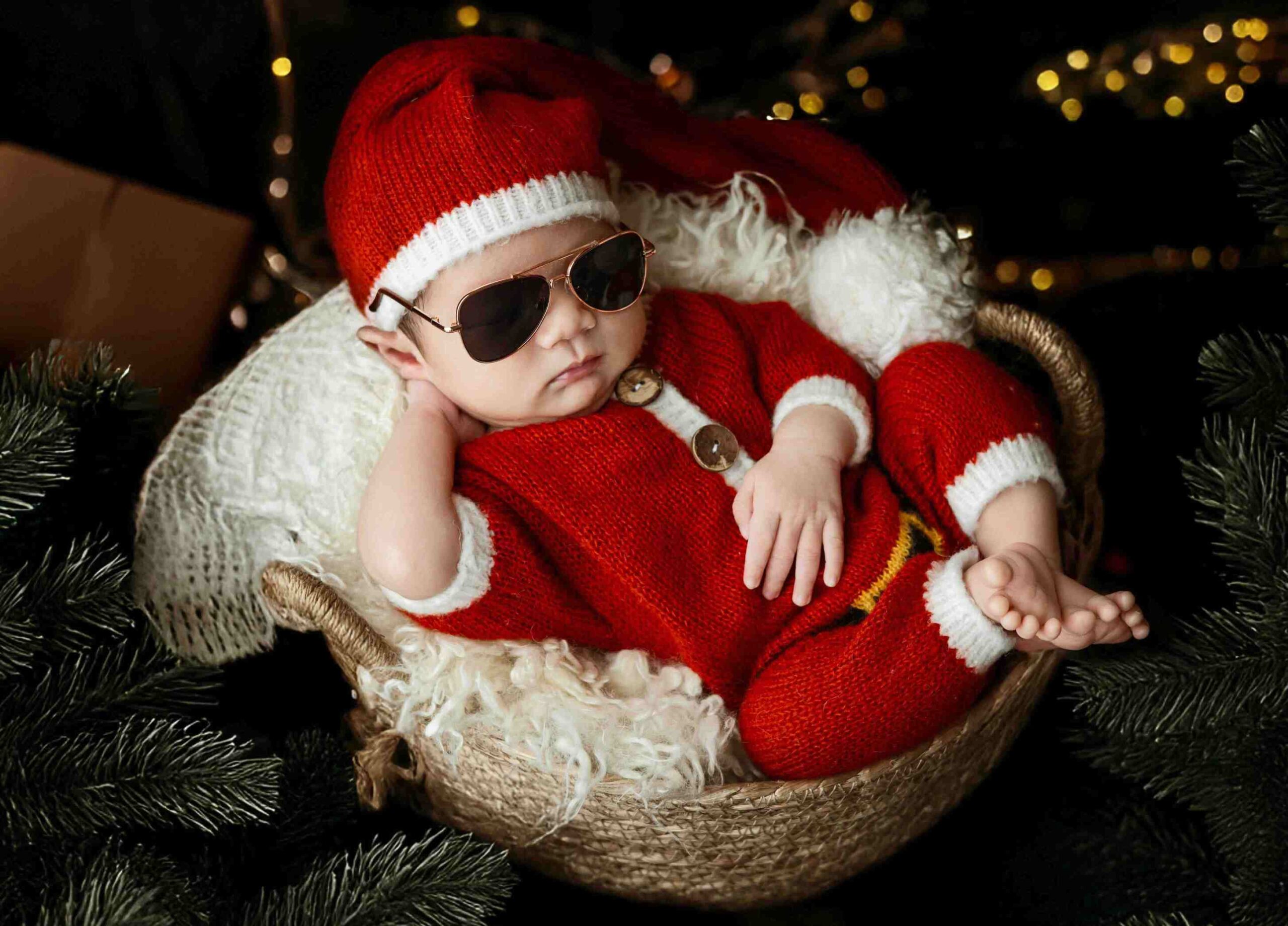 cool baby santa