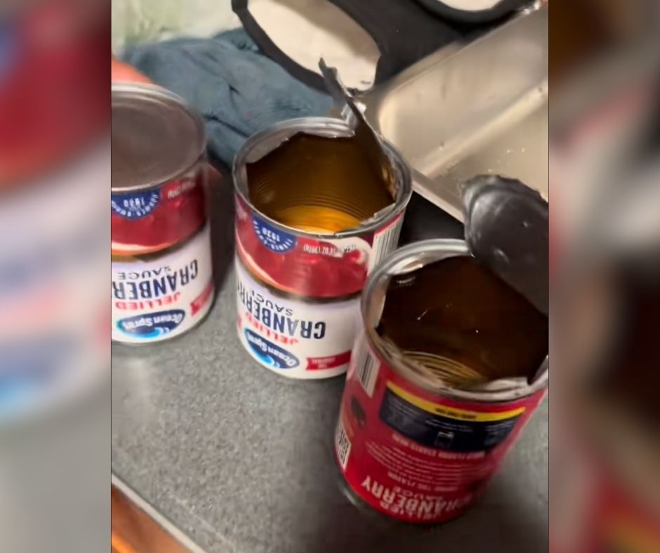 cranberry sauce water