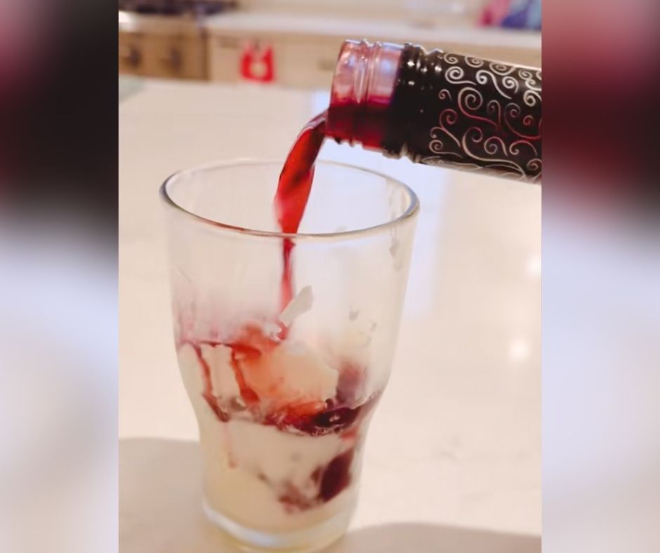 red wine ice cream
